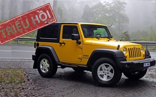 Chính thức triệu hồi Jeep Wrangler tại Việt Nam